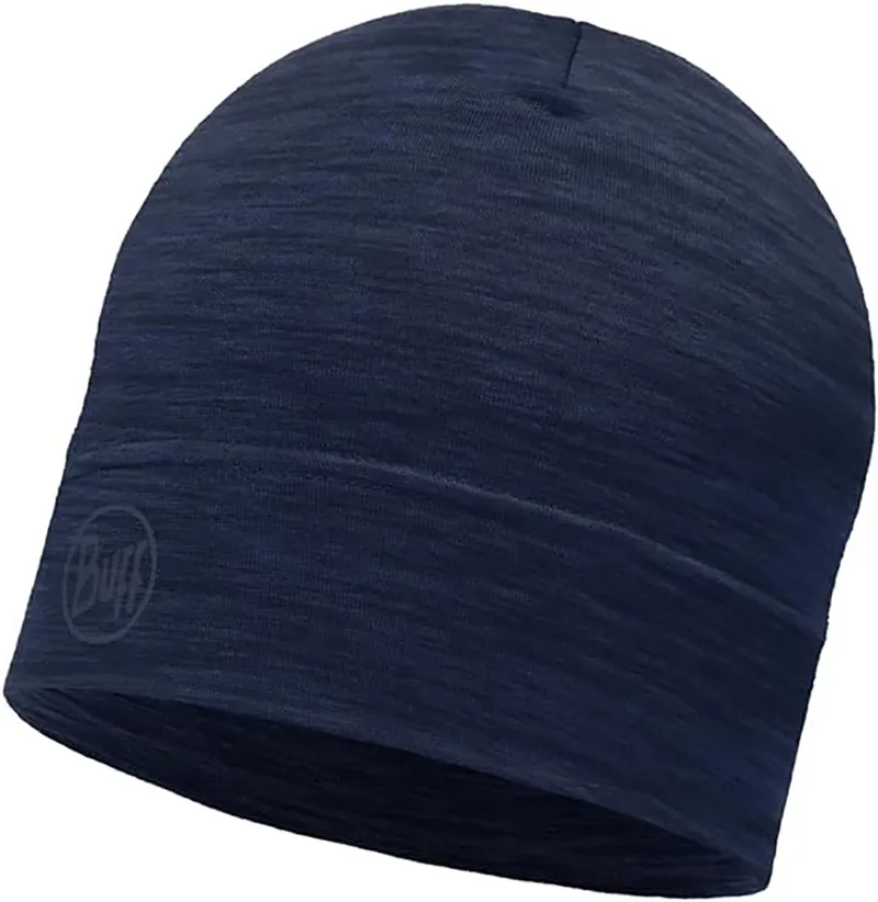 Buff Merino Lightweight Beanie Solid Denim